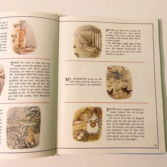 Vintage 1977 Peter Rabbit  and Other Stories by Beatrix Potter Castle Hardcover - Picture 11 of 16